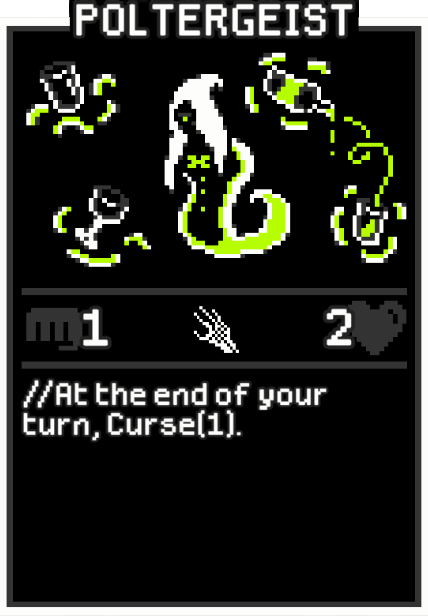 Poltergeist card from Dataclysm TCG.