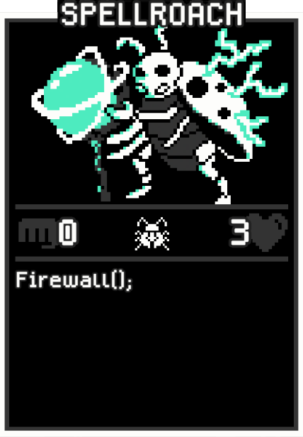 Spellroach card from Dataclysm TCG.