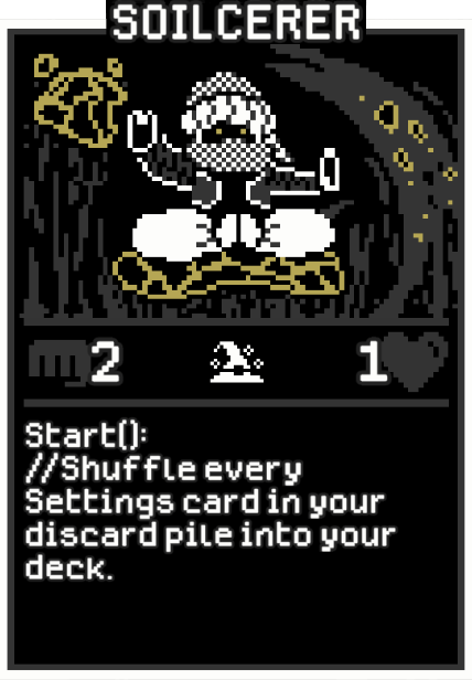 Soilcerer card from Dataclysm TCG.