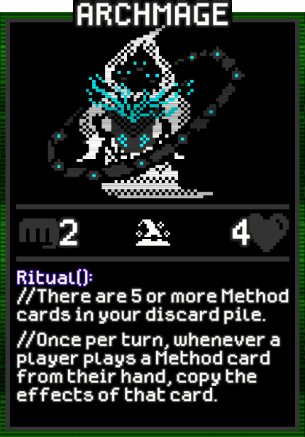 Archmage card from Dataclysm TCG.