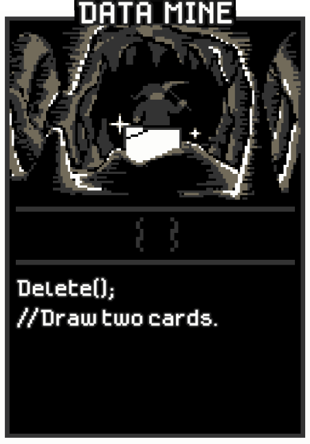 Data Mine card from Dataclysm TCG.