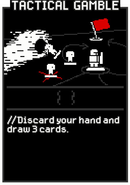 Tactical Gamble card from Dataclysm TCG.