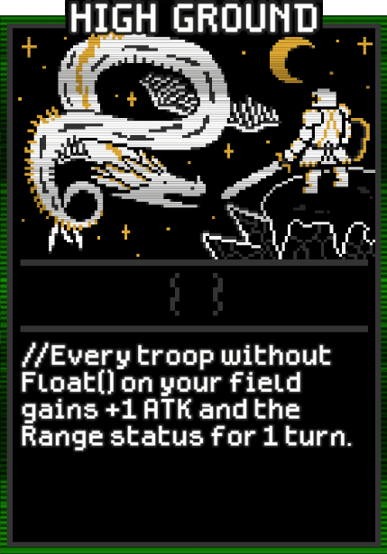 High Ground card from Dataclysm TCG.