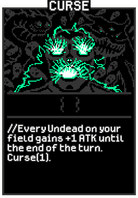 Curse card from Dataclysm TCG.