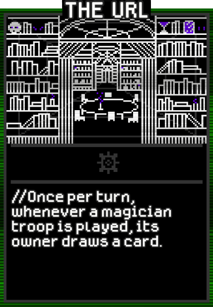 The URL card from Dataclysm TCG.